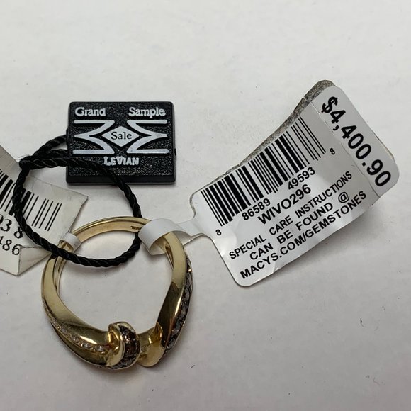 Le Vian Chocolate and Vanilla Diamond Ring - Picture 5 of 12